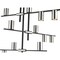 Z-Lite Calumet 12 Light Chandelier, Mate Black + Polished Nickel 814-12MB-PN - alternate 3